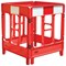 JSP Workgate 4 Gate Barrier, Lightweight Linking-clip, Reflective Panel, Red