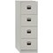 Trexus Foolscap Filing Cabinet, 4-Drawer, Grey