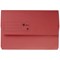 5 Star Document Wallets Half Flap, 285gsm, Foolscap, Red, Pack of 50