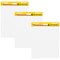 Post-It Meeting Chart, Self-Adhesive, 30 Sheets, A1, 2 Meeting Charts + 1 Free (Pack of 3)