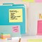 Post-it Notes Feint Ruled, 102 x 152mm, Yellow, Pack of 6 x 100 Notes