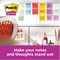 Post-it Super Sticky Recycled Notes, 47.6 x 47.6, Assorted, Pack of 12 x 70 Notes