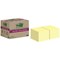 Post-it Super Sticky Recycled Notes, 76 x 76mm, Yellow, Pack of 12 x 70 Notes