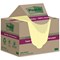 Post-it Super Sticky Recycled Notes, 76 x 76mm, Yellow, Pack of 12 x 70 Notes Post-it Super Sticky Recycled Notes, 76 x 76mm, Yellow, Pack of 12 x 70 Notes