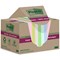 Post-it Super Sticky Recycled Notes, 76 x 76mm, Assorted, Pack of 12 x 70 Notes
