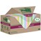 Post-it Super Sticky Recycled Notes Value Pack, 76 x 76mm, Assorted, Pack of 18 x 70 Notes