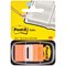 Post-it Index Flags, 25 x 43mm, Orange, Pack of 12(600 Flags in total)