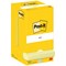Post-it Notes Display Pack, 76 x 76mm, Yellow, Pack of 12 x 100 Notes