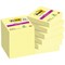 Post-it Super Sticky Notes Value Pack, 47.6 x 47.6mm, Yellow, Pack of 12 x 90 Notes Post-it Super Sticky Notes Value Pack, 47.6 x 47.6mm, Yellow, Pack of 12 x 90 Notes