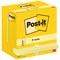 Post-it Z-Notes Diplay Pack, 76 x 127mm, Yellow, 90 Z-Notes