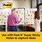 Post-it Super Sticky Meeting Chart Bundle, 2 Meeting Charts + 4 Note Pads, Pack of 6