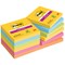 Post-it Super Sticky Notes, 76 x 76mm, Rio, Pack of 12 x 90 Notes Post-it Super Sticky Notes, 76 x 76mm, Rio, Pack of 12 x 90 Notes