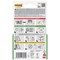 Command Picture Hanging Strips 12 Pairs Small White (Pack of 24)