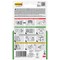 Command Picture Hanging Strips 4 Pairs Medium Black (Pack of 8)