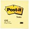 Post-it Note Cube, 76x76mm, Yellow, 450 Notes per Cube