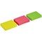 Post-it Notes, 38 x 51mm, Neon Assorted, Pack of 3 x 100 Notes