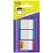 Post-it Index Tabs Lined Strong, Green, Blue & Red, Pack of 66