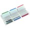 Post-it Strong Index Tabs , 25 x 38mm, Assorted, Pack of 66(33 of each colour)
