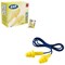3M Ultrafit Corded Earplugs, Yellow & Blue, Pack of 50