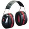 3M Optime III Headband Ear Defenders, Black & Red