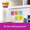 Post-it Super Sticky Notes, 76x76mm, Capetown, Pack of 5 x 90 Notes