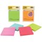 Post-it Super Sticky Ruled Notes, 101 x 101mm, Neon, Pack of 6 x 90 Notes