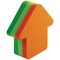 Post-it Arrow Shaped Notes, 225 Notes, Neon Orange & Green - Pack of 12