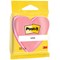 Post-it Heart Shaped Notes, 70 x 70mm, Pink, Pack of 12 x 225 Notes