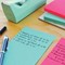 Post-it Super Sticky Ruled Notes, 101 x 152mm, Cosmic, Pack of 3 x 90 Notes