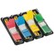 Post-it Repositionable Index Flags, 12 x 43mm, Assorted, Pack of 140(35 of each colour)