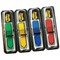 Post-it Index Repositionable Arrows, 12 x 43mm, Assorted, Pack of 96(24 of each colour)