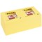 Post-it Super Sticky Notes, 76x76mm, Canary Yellow, Pack of 12 x 90 Notes