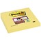 Post-it Super Sticky Notes, 76x76mm, Canary Yellow, Pack of 12 x 90 Notes