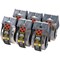 Scotch Box Lock Packaging Tape and Dispenser, 48mmx20.3m, Pack of 6