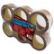 Scotch Packaging Tape Heavy 50mmx66m Brown (Pack of 6) PVC5066F6 B