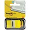 3M Post-it Index Tab 25mm Yellow with Dispenser 680-5