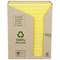 Post-it Recycled Notes, 76x127mm, 100 Sheets, Canary Yellow, Pack of 16