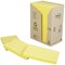 Post-it Recycled Notes, 76x127mm, 100 Sheets, Canary Yellow, Pack of 16