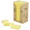 Post-it Recycled Notes, 38x51mm, 100 Sheets, Canary Yellow, Pack of 24
