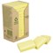 Post-it Recycled Notes, 38x51mm, 100 Sheets, Canary Yellow, Pack of 24