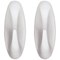 Command Oval Adhesive Hooks, Small, Pack of 2
