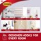 Command Oval Adhesive Hooks, Small, Pack of 2