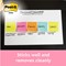 Post-it Colour Notes, 76x76mm, Energetic Palette Rainbow Colours, Pack of 6 x 100 Notes