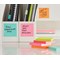 Post-it Energetic Palette Colour Notes, 76 x 127mm, Rainbow Colours, Pack of 6 x 100 Notes