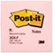 Post-it Notes Colour Cube, 76 x 76mm, Pastel Pink, 450 Notes per Cube