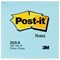 Post-it Notes Colour Cube, 76 x 76mm, Pastel Blue, 450 Notes per Cube