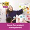 Post-it Super Sticky Z-Notes, 76 x 76mm, Oasis, Pack of 5 x 90 Z-Notes