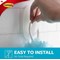 Command Towel Hook with Water Resistant Strip Large Frosted Clear 1HK+1S Bath17