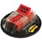 Post-it Index Tabs Sign Here Red with Desk Grip Dispenser (Pack of 200)