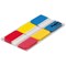 Post-it Strong Index, Red, Yellow & Blue, Pack of 66